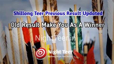 tura teer previous result list|Shillong Night Teer Previous Results List .